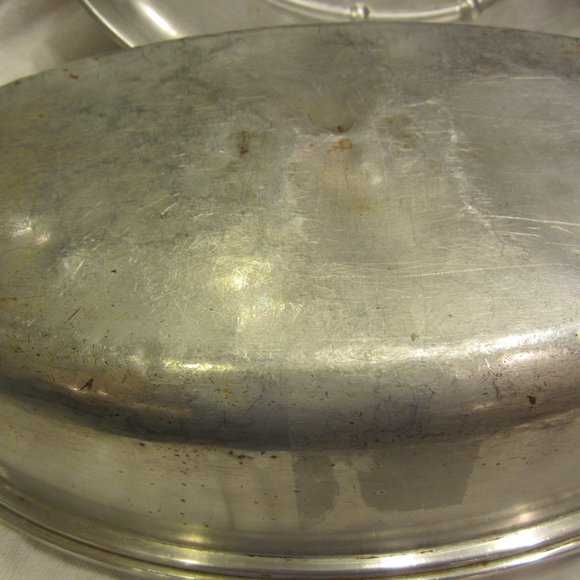 VTG ACUCO OVAL ROASTER PAN, ALUMINM WITH LID - Picture 5 of 8